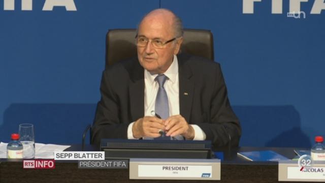 FIFA: Sepp Blatter a confirmé son départ lors d’une conférence de presse mouvementée à Zurich