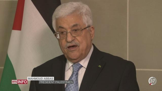 Mahmoud Abbas, le président palestinien remercie Berne pour son implication, y compris dans la réconciliation entre factions palestiniennes