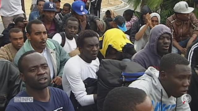 Des centaines de migrants sont bloqués à la frontière franco-italienne de Monton