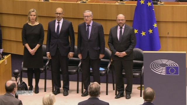 La Marseillaise chantée au Parlement européen