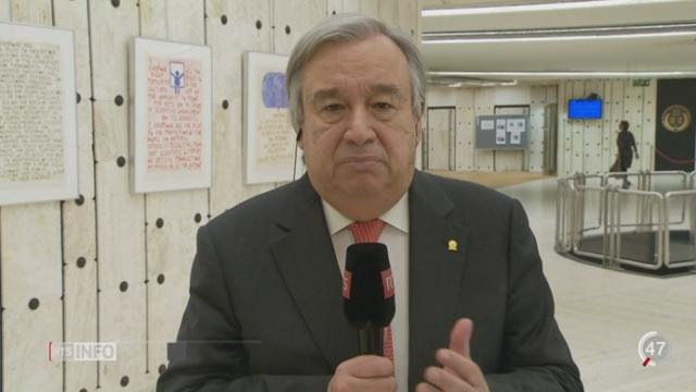 Crise des migrants: interview d’António Guterres,  Haut Commissaire des Nations Unies pour les Réfugiés