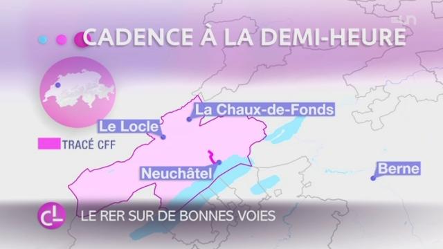 NE: il y aura un train chaque demi-heure entre Neuchâtel et le Locle dès décembre