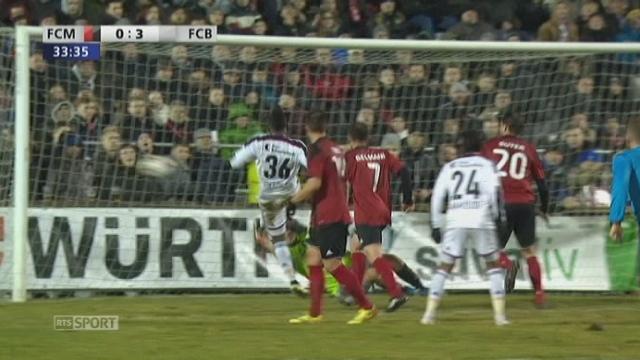 Münsigen - Bâle (0-3): Breel Embolo accentue l’avance des Bâlois avec le rebond accordé par le gardien