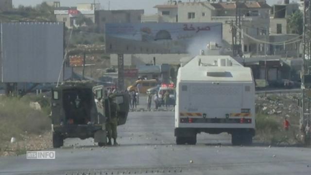 Affrontements entre Palestiniens et soldats israeliens a Jerusalem