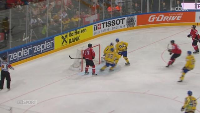 Hockey - Mondial: Suisse – Suède (1 – 2 ap)