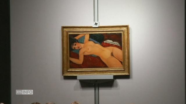 Le "Nu couché" de Modigliani, 2e tableau le plus cher du monde