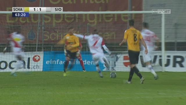 1-8, Fc Schaffhouse – FC Sion (1-1): Sion réagit et égalise par Fernandes