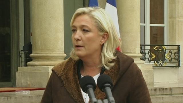 La déclaration de Marine Le Pen à L'Elysée