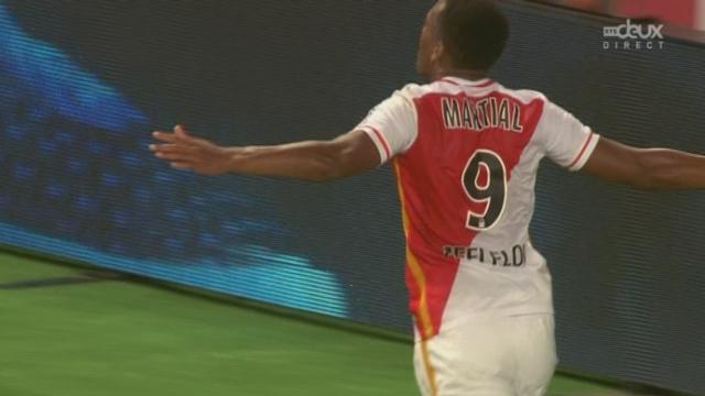 Qualif, 3e tour, Monaco - Young Boys (3-0): centre parfait de Martial qui ne laisse aucune chance au gardien Bernois