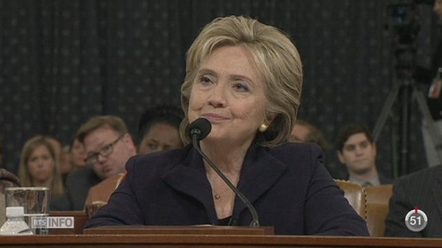 Etats-Unis: Hillary Clinton sort indemne de son audition sur l’affaire Benzhagi
