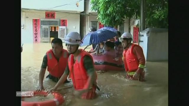 Au moins onze morts après le passage d'un typhon en Chine