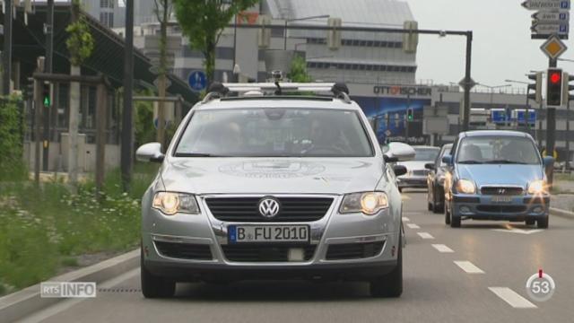 Swisscom a présenté une voiture sans pilote