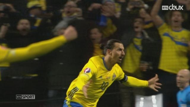 Football- Barrages Euro 2016: la Suède d'Ibrahimovic se qualifie aux dépens du Danemark