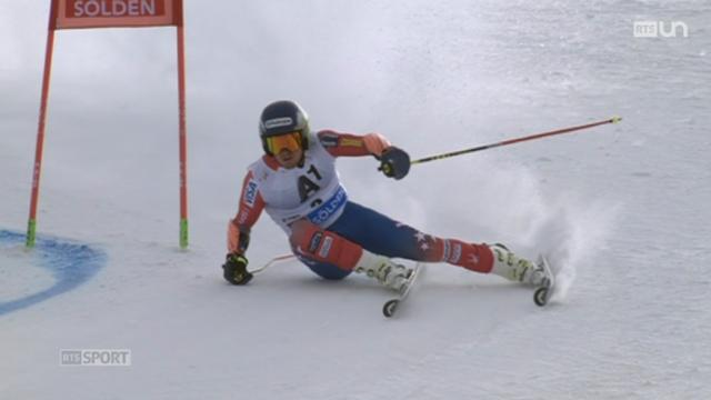 Ski: Justin Murisier sauve l'honneur de l'équipe suisse en terminant 15e au géant de Sölden