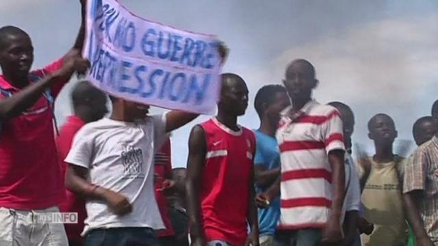 L'armée disperse des manifestants dans les rues de Bujumbura, au Burundi