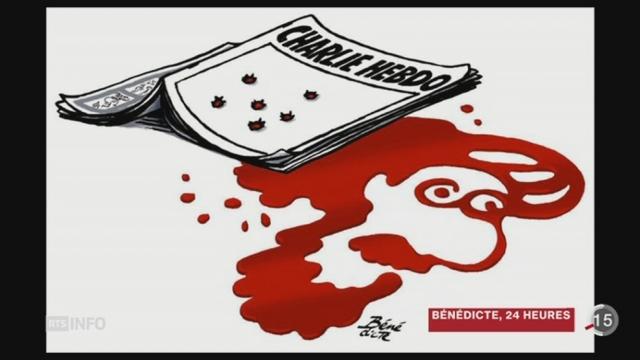 Florilège de dessins hommages à Charlie Hebdo