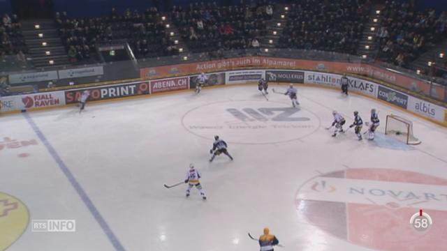 Hockey - Play Off: Fribourg Gotteron a perdu et compte 7 points de retard sur Bienne