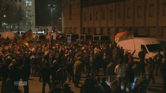 Manifestations anti-islam à Dresde et Leipzig en Allemagne