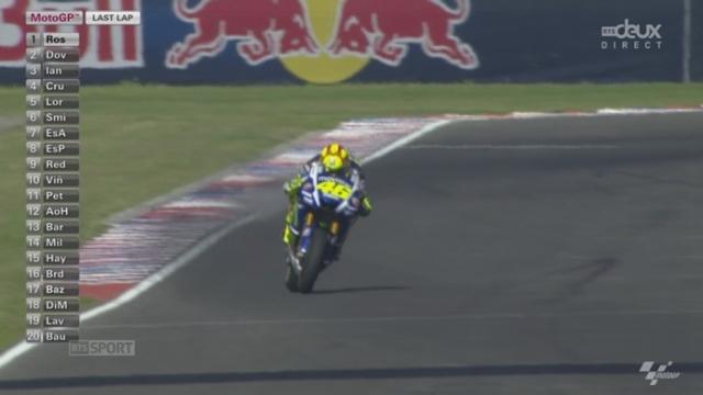 110e victoire pour Valentino Rossi devant Andrea Dovizioso et Cal Crutchlow