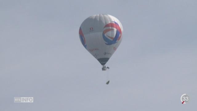 Un groupe d'aérostiers fribourgeois a filmé l'éclipse à 2000 mètres d'altitude.