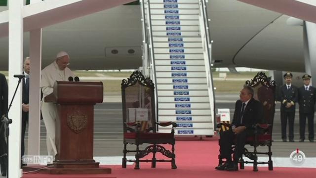 Le pape François est en visite officielle à Cuba