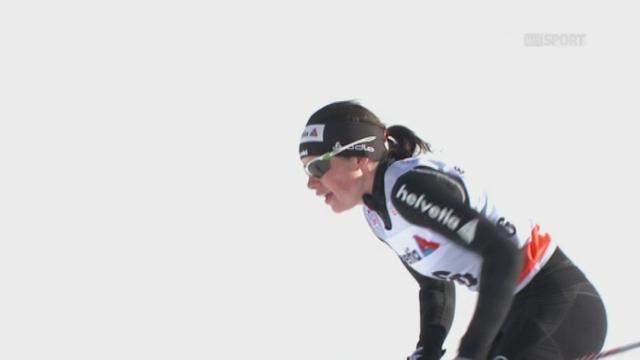 15 km libre dames: Nathalie Von Siebenthal (SUI) termine à la 21e place