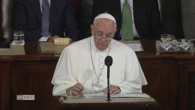 Le pape s'exprime devant le Congrès américain