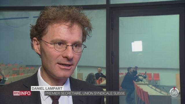 Salaire médian en Suisse: réaction de Daniel Lampart, Premier secrétaire de l'Union syndicale suisse