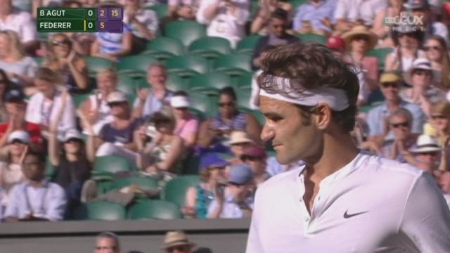 Federer-Bautista Agut (6-2): set rapidement mené et remporté par Roger
