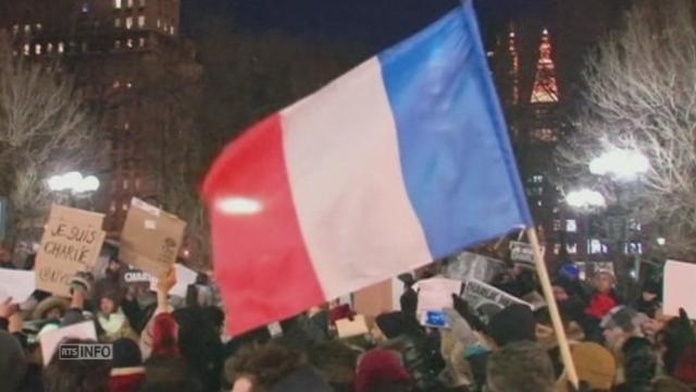 Manifestation devant le Consulat de France à San Francisco