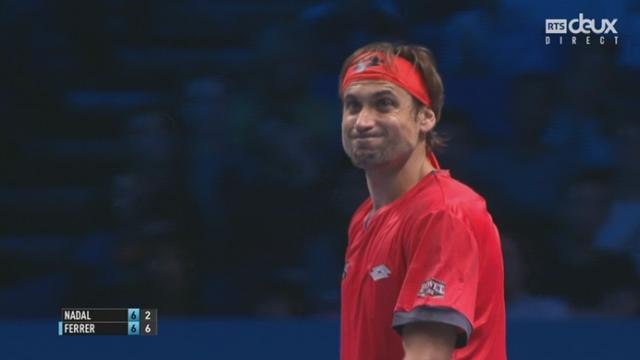 Nadal - Ferrer (6-7): Ferrer remporte ce premier set atypique au tie-break