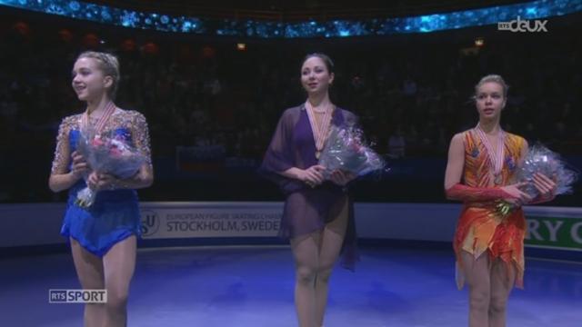 Patinage artistique: trois patineuses russes sont sur le podium