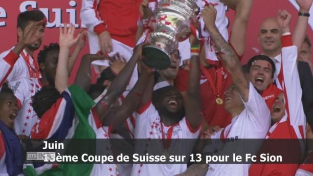 Rétrospective 2015 Juin OK 13ème Coupe de Suisse sur 13 pour le FC Sion