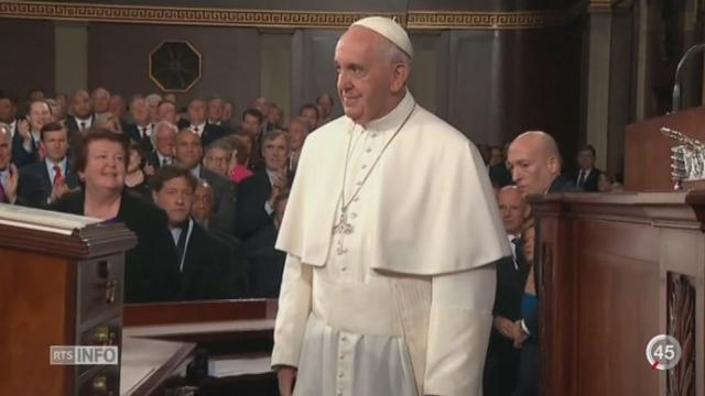Etats-Unis: le pape François s’est livré à un catalogue de la bonne gouvernance devant le Congrès