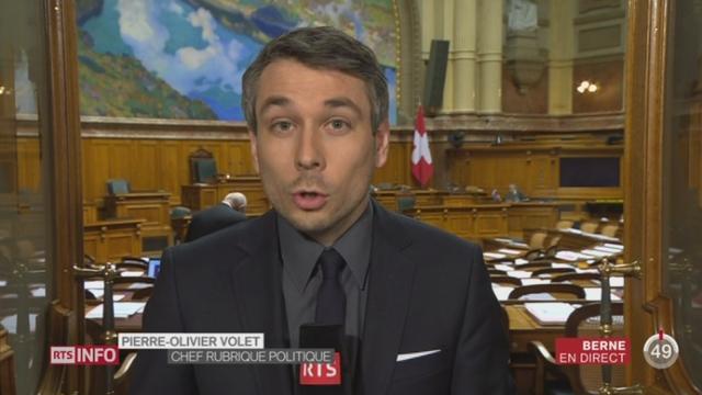 Ouverture de la session parlementaire: le point avec Pierre-Olivier Volet, à Berne