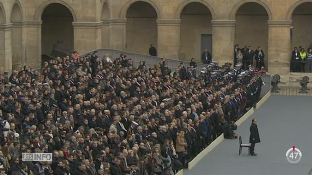 Une cérémonie a eu lieu en hommage aux victimes des attentats de Paris