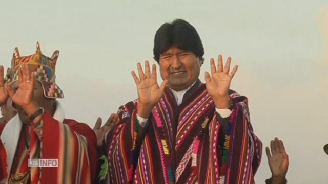 Evo Morales célèbre son record de longévité à la tête de la Bolivie