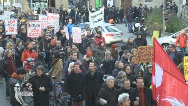 Les fonctionnaires genevois descendent à nouveau dans la rue