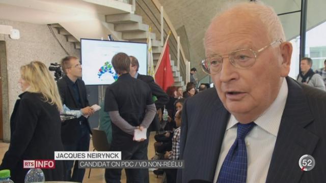 Elections fédérales: Jean-René Germanier (VS) et Jacques Neirynck (VD) font partie des perdants emblématiques