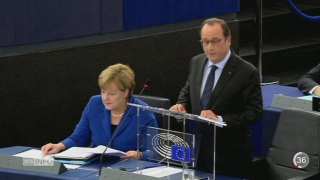 Merkel et Hollande veulent plus d’Europe dans la crise migratoire