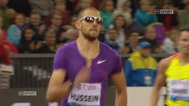 400 m haies messieurs. Kariem Hussein (SUI) s’impose en 49’’17