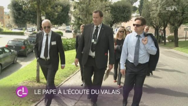 Une délégation de 27 hommes politiques du Valais a fait le voyage au Vatican