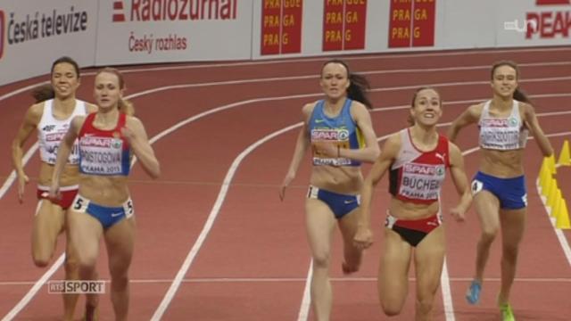 Athlétisme: la St-Galloise Selina Büchel devient championne d’Europe en salle du 800m à Prague