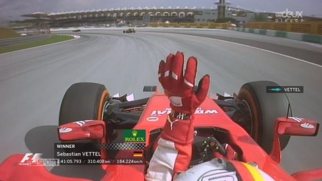 Victoire de Sébastian Vettel devant Lewis Hamilton et Nico Rosberg