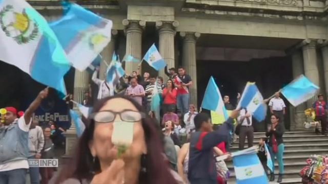 Le peuple guatémaltèque fête la fin de l'immunité du président
