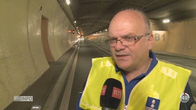 JU: un accident a fait deux blessés graves au tunnel du Mont-Russelin
