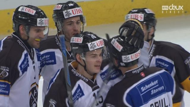 HC Lugano – Jokerit Helsinki (2-1) : deux minutes seulement après leur égalisation, Lorenz Kienzle donne l'avantage aux Tessinois