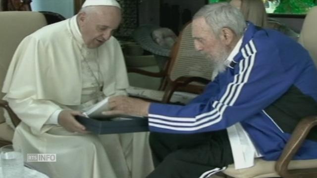 Le pape François rencontre Fidel Castro à Cuba