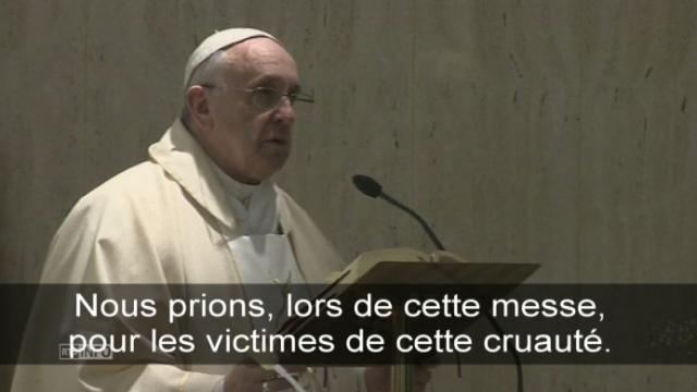 Le pape prie pour les victimes de la cruauté