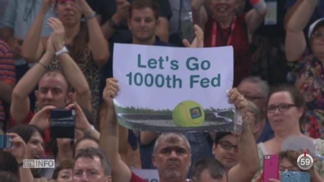 Tennis: Roger Federer a fêté la 1000ème victoire de sa carrière professionnelle